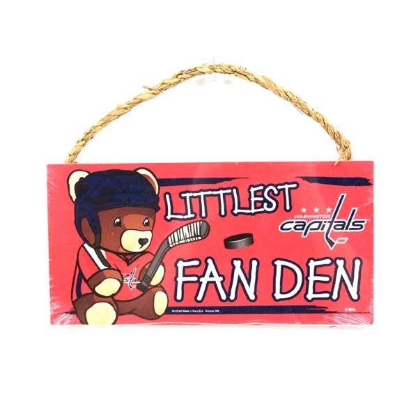Washington Capitals Signs - 10"x5" Littlest Fan Den Style Wood Signs - 6 For $21.00 - Washington Capitals