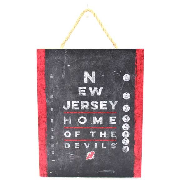 New Jersey Devils Signs - 8"x10" Devils Home Style Wood Signs - 6 for $21.00 - New Jersey Devils