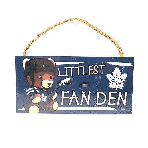 Toronto Maple Leafs Signs - 10"x5" Littlest Fan Den  Style Wood Signs - 6 for $21.00 - Toronto Maple Leafs