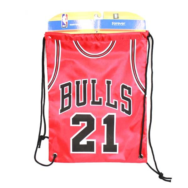 Chicago Bulls Backsacks - Jersey Style Cinch Bags - 12 For $48.00 - Chicago Bulls