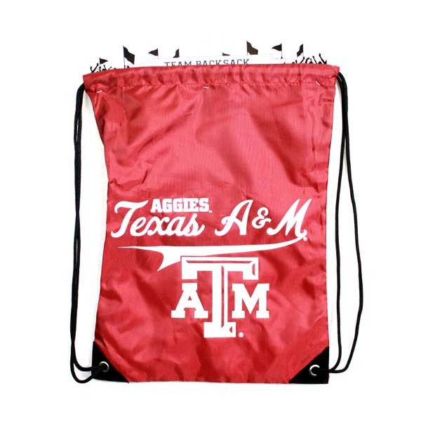 Texas A&M Bags - Team Spirit Cinch Sacks - 12 For $48.00 - Texas A&M