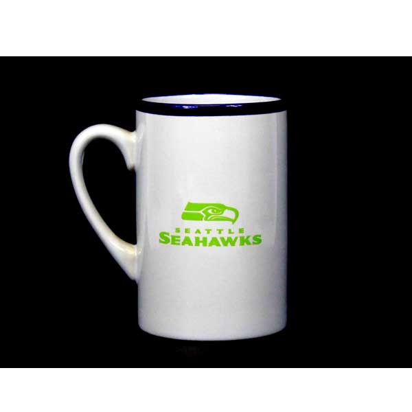 Seattle Seahawks Ceramic Mugs - 16OZ Color Tip Style - 4 For $20.00 - Wholesale Seattle Seahawks Product - Seahawks Merchandise