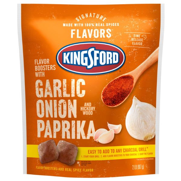 Kingsford - 2LB Garlic, Onion, Paprika Flavor Booster - Easy To Add To Any Grill - 12 For $36.00