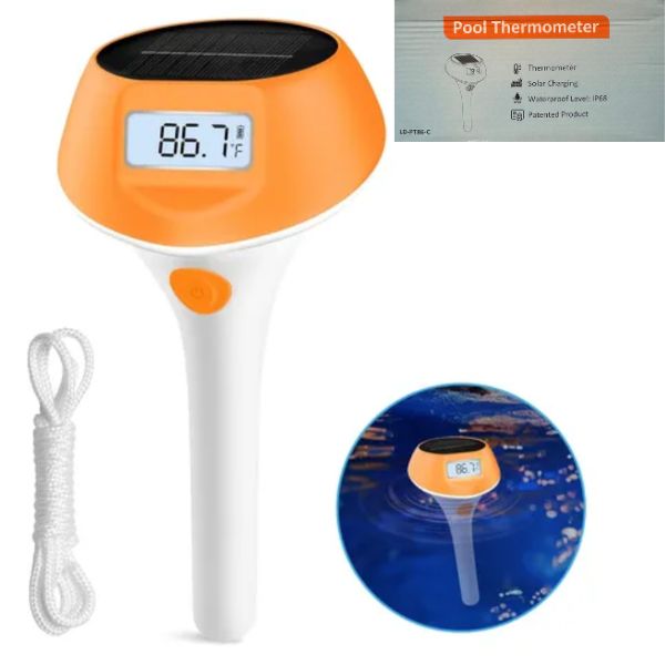 Solar Powered Pool Thermometer - #PT86 - Floating Pool Thermometer - 4 For $30.00