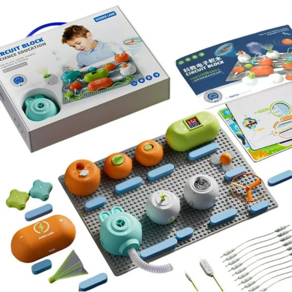 STEM Science - The Circuit Block - #RC1002A.Snaen - Electronic Kit - Batteries Not Included - 3 Kits For $36.00