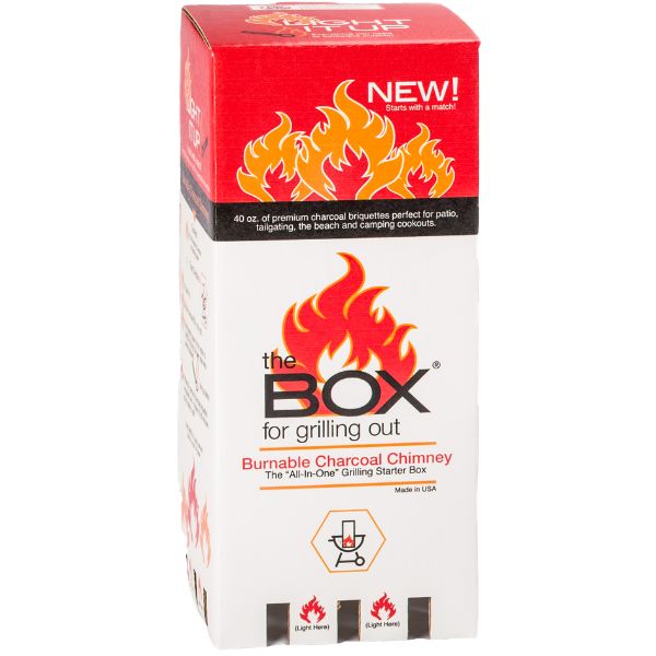 The Grilling Out Box - All In One Grilling Starter Box - Burnable - 40OZ - Just light and The Grilling Begins - 10 For $35.00