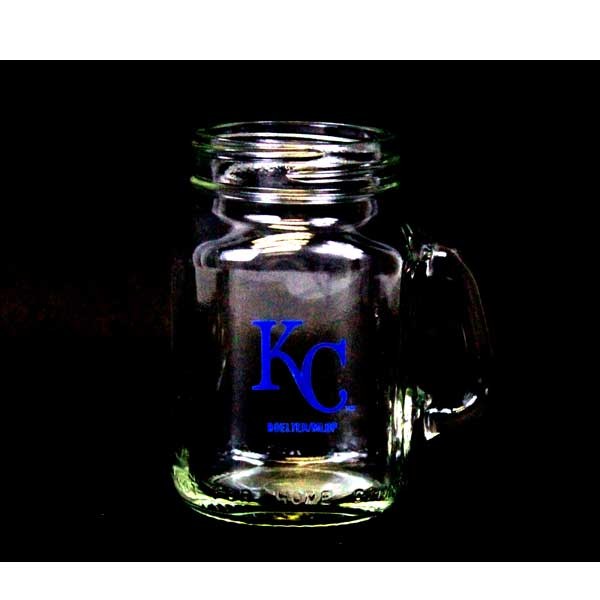 Kansas City Royals Shotglasses - 4OZ Mason Jar Shot Glasses - 12 For $36.00 - Wholesale Kansas City Royals Products - Royals Merchandise 2