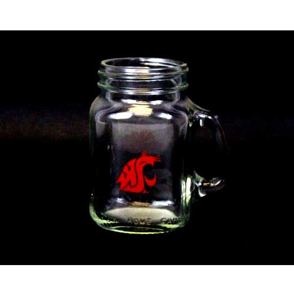Washington State Cougars ShotGlasses - 4OZ Mason Jar Shot Glasses - 12 For $36.00 - Washington State
