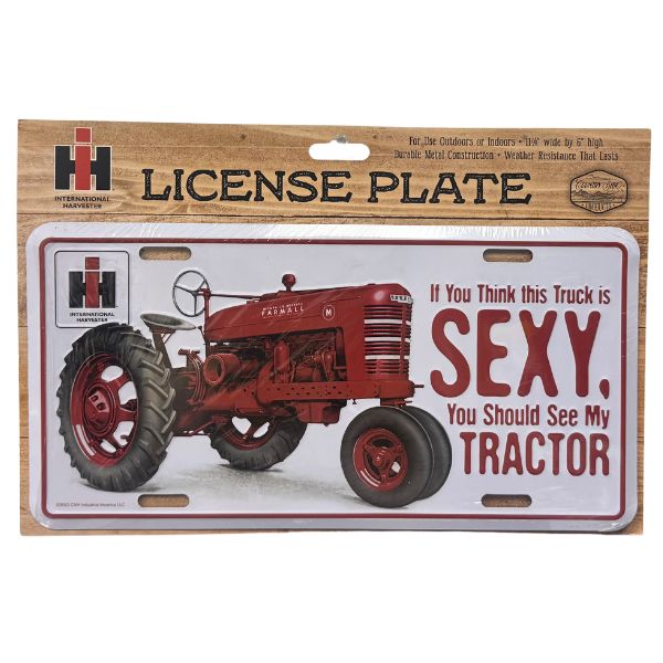 Farmall Tractors - #42069 - Sexy Tractor Design - 11.7/8"x6" - Weather Resistant Metal - Indoor/Outdoor - 12 For $30.00
