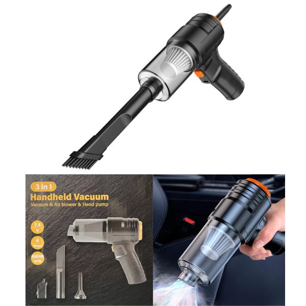 Handheld 7.4Volt 3n1 Vacuum/Blower/Hand Pump - #Black.Box.B0024 - Re-Chargeable - 5 For $35.00