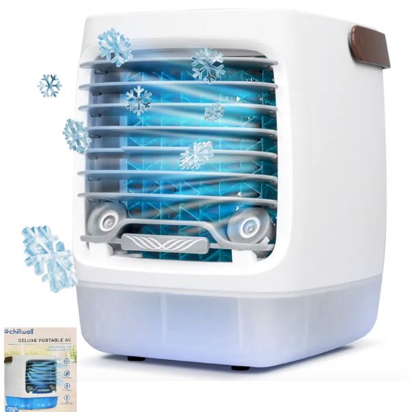 Chilwell Deluxe Portable AC Unit - #18009 - Cools, Humidifies - 10 Hours Per Fill - USB Re-Chargeable - 2 For $25.00