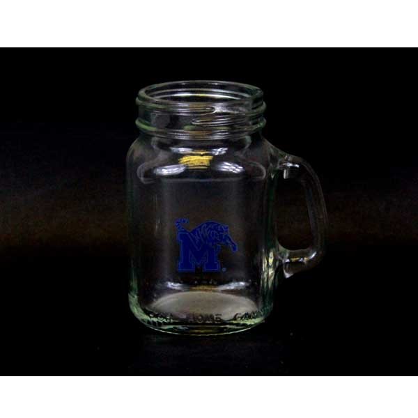 Memphis Tigers Shot Glasses - 4OZ Mason Style - 12 For $24.00 - Memphis Tigers