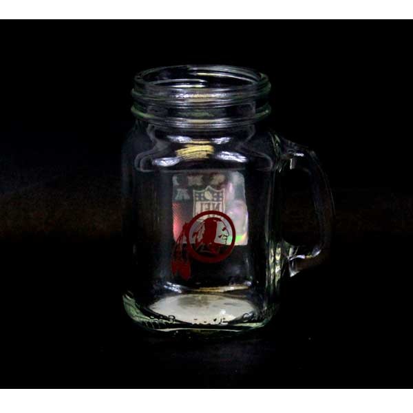 Washington Redskins Shot Glasses - 4OZ Mason Style - 12 For $30.00 - Wholesale Washington Redskins Products - Redskins Merchandise 2