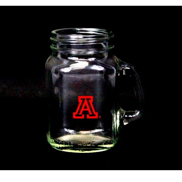 Arizona Wildcats Shot Glasses - 4OZ Mason Style - 12 For $30.00 - Arizona Wildcats