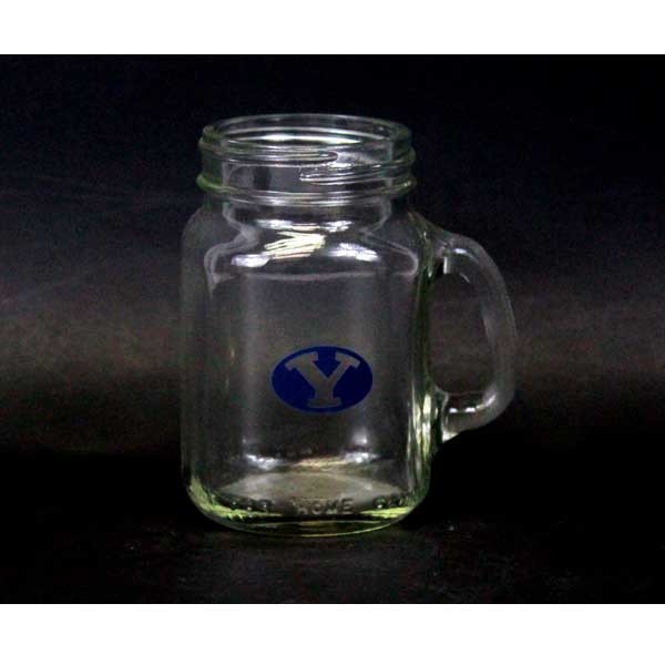 BYU Shot Glasses - 4OZ Mason Style - 12 For $24.00 - BYU