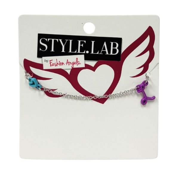Style Lab By Fashion Angels - #75185 - Blue Purple Heart Necklace - 36 For $28.80
