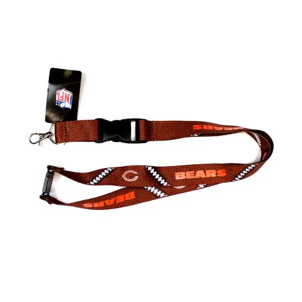 Chicago Bears Lanyards - Laces Style - 6 For $18.00 - Wholesale Chicago Bears Products - Bears Merchandise 2