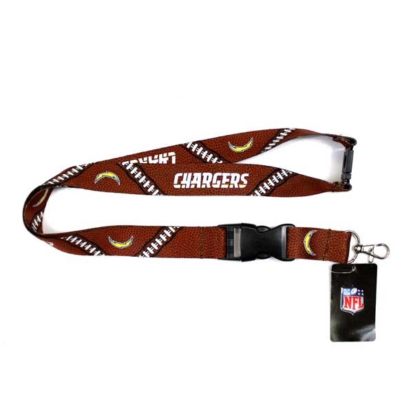Los Angeles Chargers Lanyards - Laces Style - 6 For $18.00 - Wholesale Los Angeles Chargers Products - Chargers Merchandise