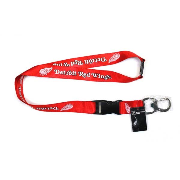 Detroit Red Wings Lanyards - Bottle Opener Style - 6 For $18.00 - Detroit Red Wings