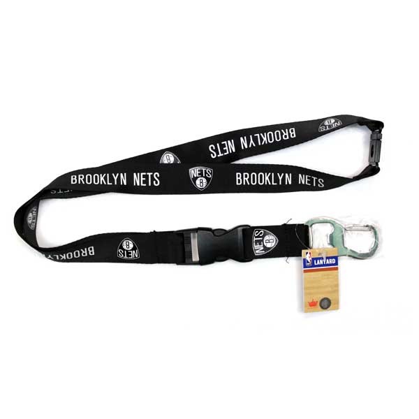 Brooklyn Nets Lanyards - Bottle Opener Style - 6 For $18.00 - Brooklyn Nets