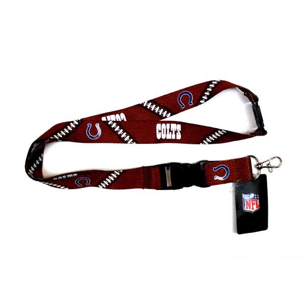 Indianapolis Colts Lanyards - Laces Style - 6 For $18.00 - Wholesale Indianapolis Colts Products - Colts Merchandise