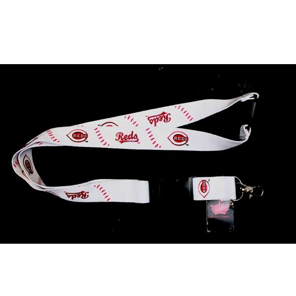 Cincinnati Reds Lanyards - Seams Style - 6 For $18.00 - Wholesale Cincinnati Reds Products - Reds Merchandise 2