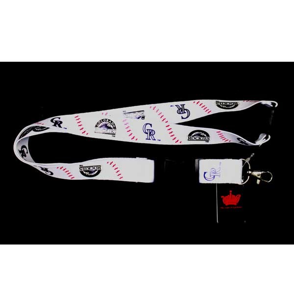 Colorado Rockies Lanyards - Seams Style - 6 For $18.00 - Wholesale Colorado Rockies Products - Rockies Merchandise 2