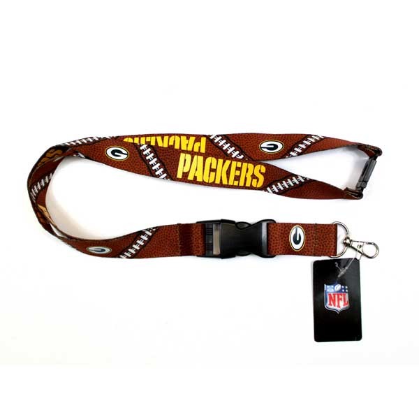 Green Bay Packers Lanyards - Laces Style - 6 For $18.00 - Wholesale Green Bay Packers Products - Packers Merchandise 2