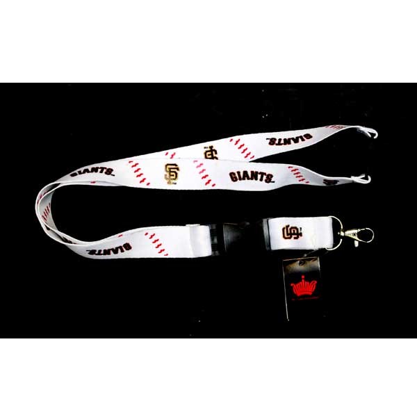 San Francisco Giants Lanyards - Seams Style - 6 For $18.00 - Wholesale San Francisco Giants Products - Giants Merchandise