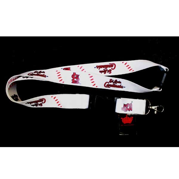 St. Louis Cardinals Lanyards - Seams Style - 6 For $18.00 - Wholesale St Louis Cardinals Products - Cardinals Merchandise
