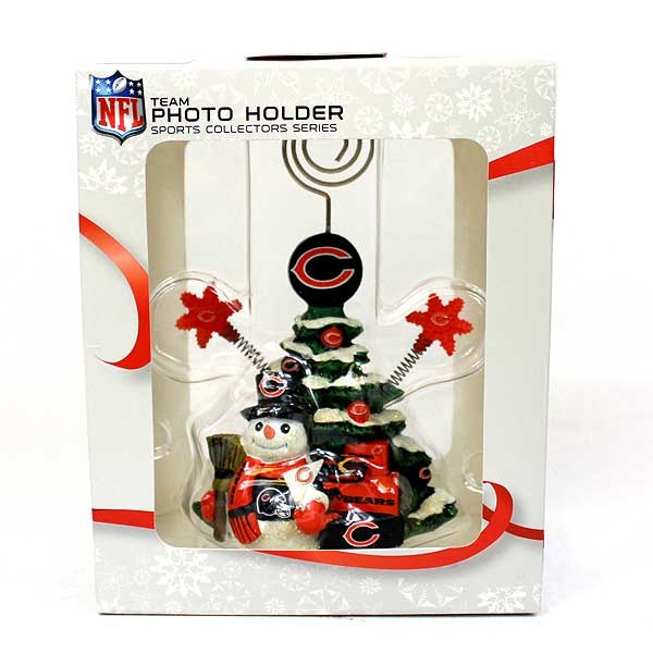 Chicago Bears Christmas Tree - Team Photo Holder - 6 For $21.00 - Wholesale Chicago Bears Products - Bears Merchandise