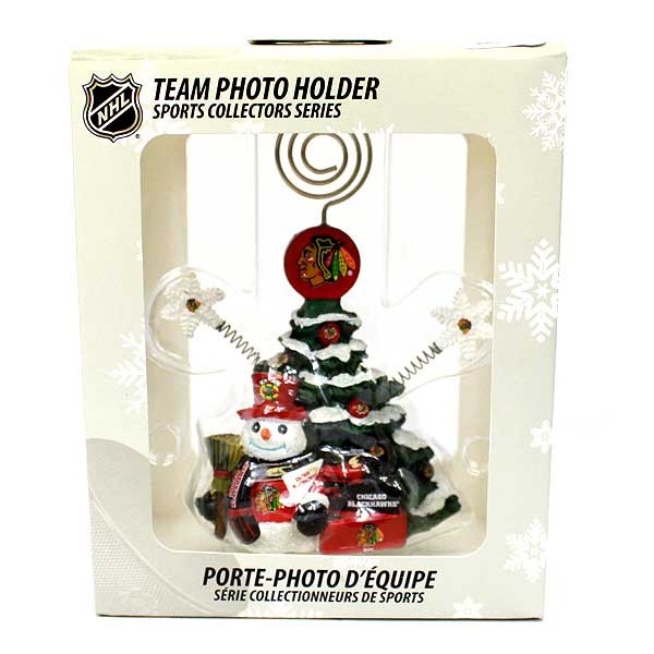 Chicago Blackhawks Christmas Tree - Team Photo Holder - 6 For $21.00 - Chicago Blackhawks