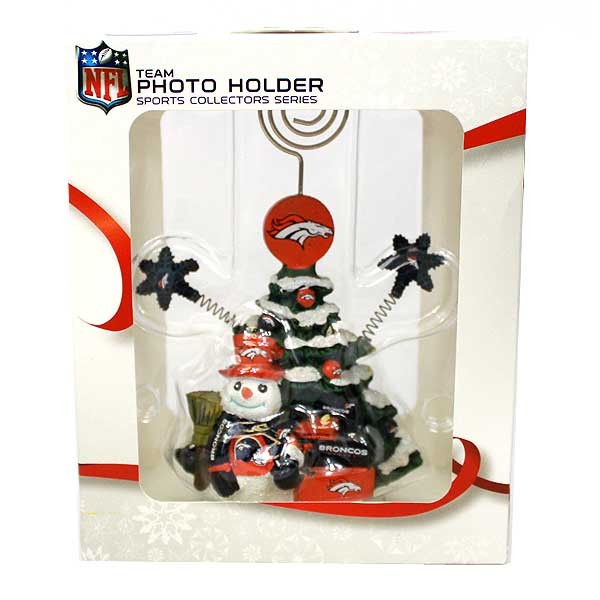 Denver Broncos Christmas Tree - Team Photo Holder - 6 For $21.00 - Wholesale Denver Broncos Products - Denver Merchandise