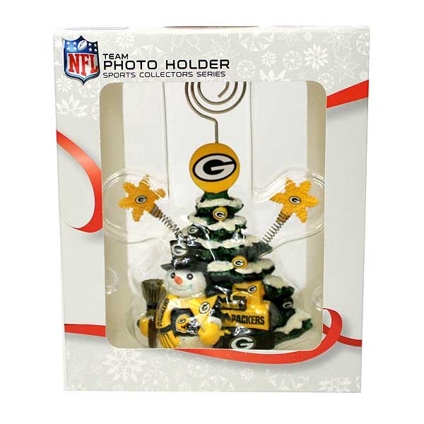 Green Bay Packers Christmas Tree - Team Photo Holder - 6 For $21.00 - Wholesale Green Bay Packers Products - Packers Merchandise