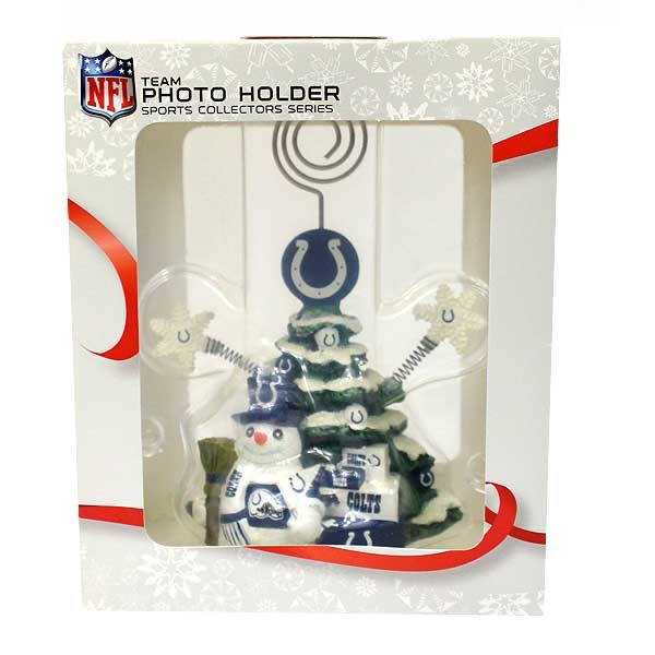 Indianapolis Colts Christmas Tree - Team Photo Holder - 6 For $21.00 - Wholesale Indianapolis Colts Products - Colts Merchandise
