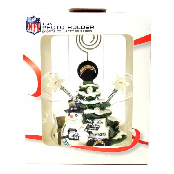 Los Angeles Chargers Christmas Tree - Team Photo Holder - 6 For $21.00 - Wholesale Los Angeles Chargers Products - Chargers Merchandise