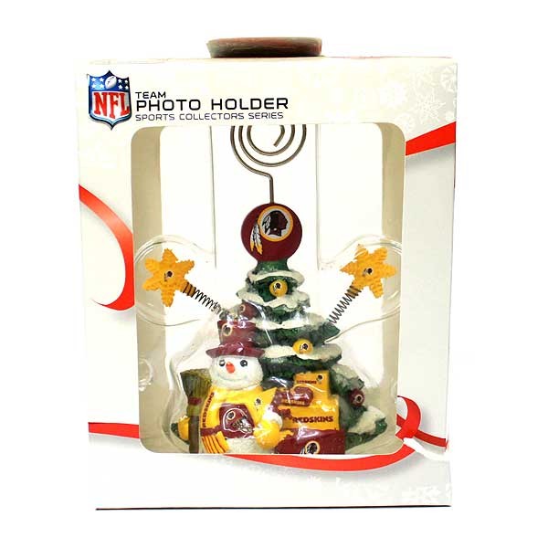 Washington Redskins Christmas Tree - Team Photo Holder - 6 For $21.00 - Wholesale Washington Redskins Products - Redskins Merchandise