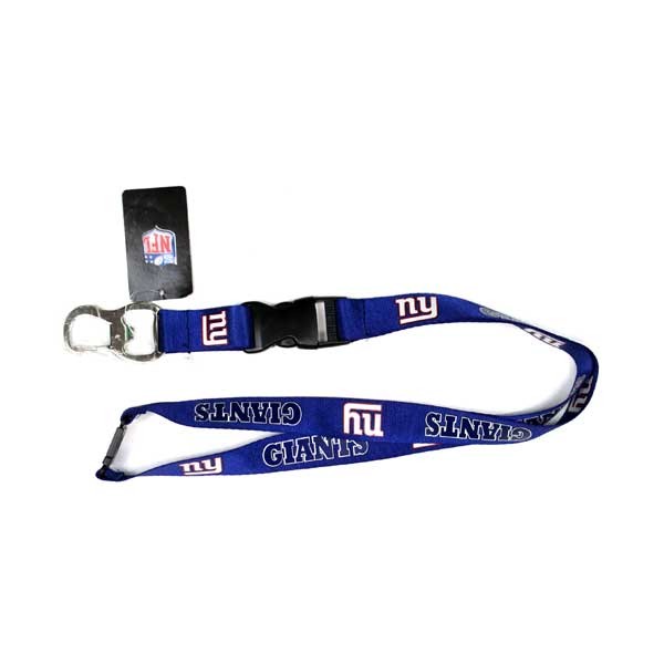 New York Giants Lanyards - Bottle Opener Style - 6 For $18.00 - Wholesale New York Giants Product - Giants Merchandsie 2
