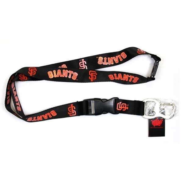 San Francisco Giants Lanyards - Bottle Opener Style - 6 For $18.00 - Wholesale San Francisco Giants Products - Giants Merchandise