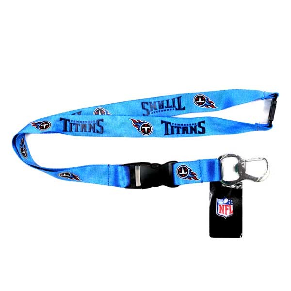 Tennessee Titans Lanyards - Bottle Opener Style - 6 For $18.00 - Wholesale Tennessee Titans Product - Titans Merchandise