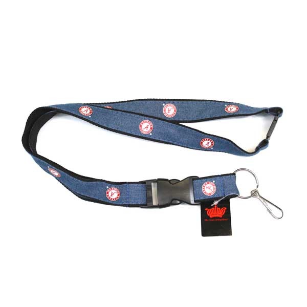 Alabama Lanyards - Denim Style - 6 For $18.00 - Alabama