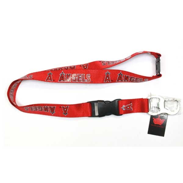 Los Angeles Angels Lanyards - Bottle Opener Style - 6 For $15.00 - Wholesale Los Angeles Angels Products - Angels Merchandise