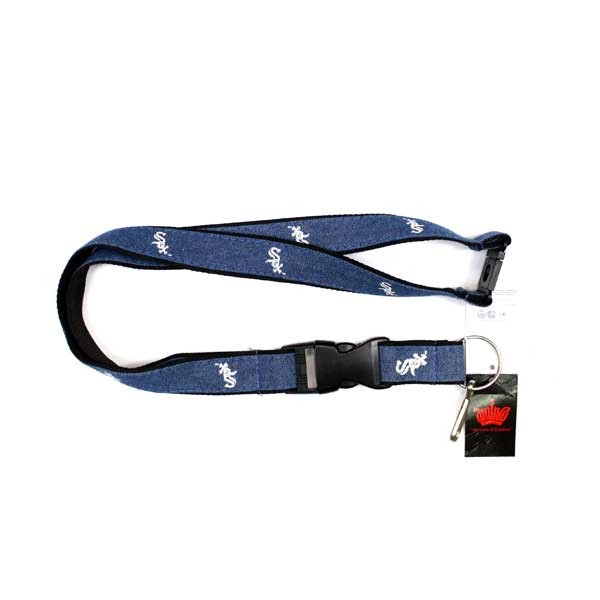 Chicago White Sox Lanyards - Denim Style - 6 For $15.00 - Wholesale Chicago White Sox Products - White Sox Merchandise