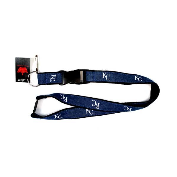 Kansas City Royals Lanyards - Denim Style - 6 For $15.00 - Wholesale Kansas City Royals Products - Royals Merchandise 2