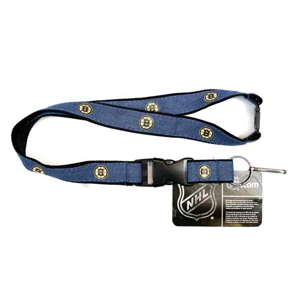 Boston Bruins Lanyards - Denim Style - 6 For $15.00 - Boston Bruins