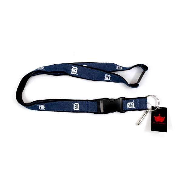 Detroit Tigers Lanyards - Denim Style - 6 For $15.00 - Wholesale Detroit Tigers Products - Tigers Merchandise 2