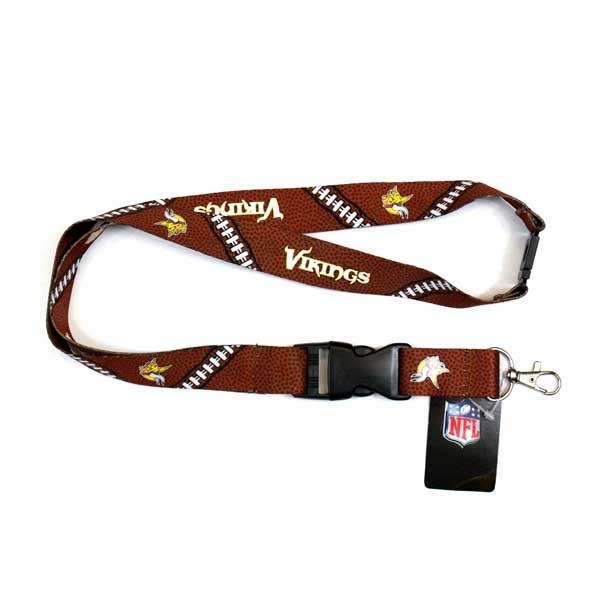 Minnesota Vikings Lanyards - Laces Style - 6 For $18.00 - Wholesale Minnesota Vikings Products - Vikings Merchandise 2