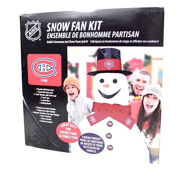 Montreal Canadiens Gear - Snowman Fan Kit - 6 Kits For $24.00 - Montreal Canadiens
