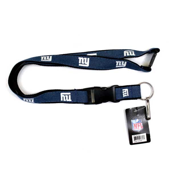 New York Giants Lanyards - Denim Style - 6 For $18.00 - Wholesale New York Giants Product - Giants Merchandsie 2