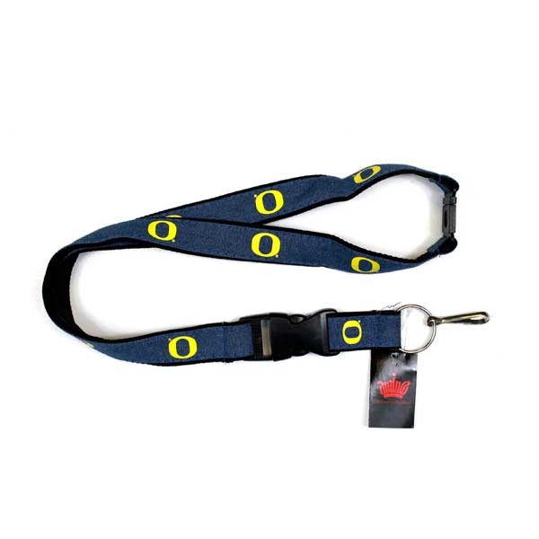 Oregon Ducks Lanyards - Denim Style - 6 For $18.00 - Oregon Ducks